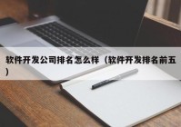 软件开发公司排名怎么样（软件开发排名前五）