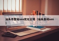 汕头市整站seo优化公司（汕头自动seo）